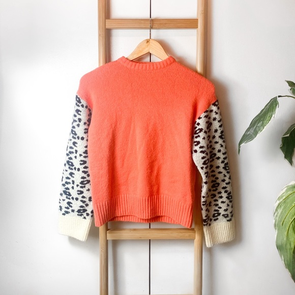 THML | Leopard Sleeve Sweater - Picture 3 of 5